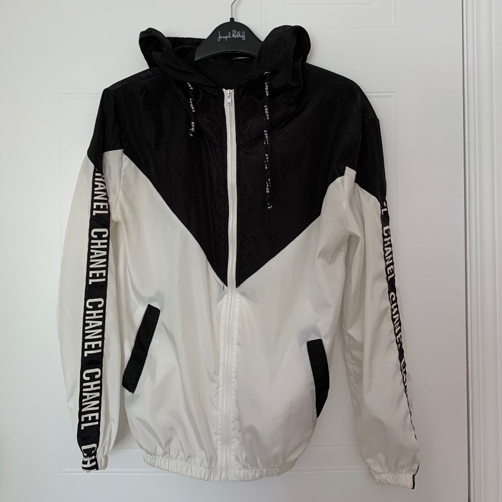 Chanel X NIKE inspired windbreaker